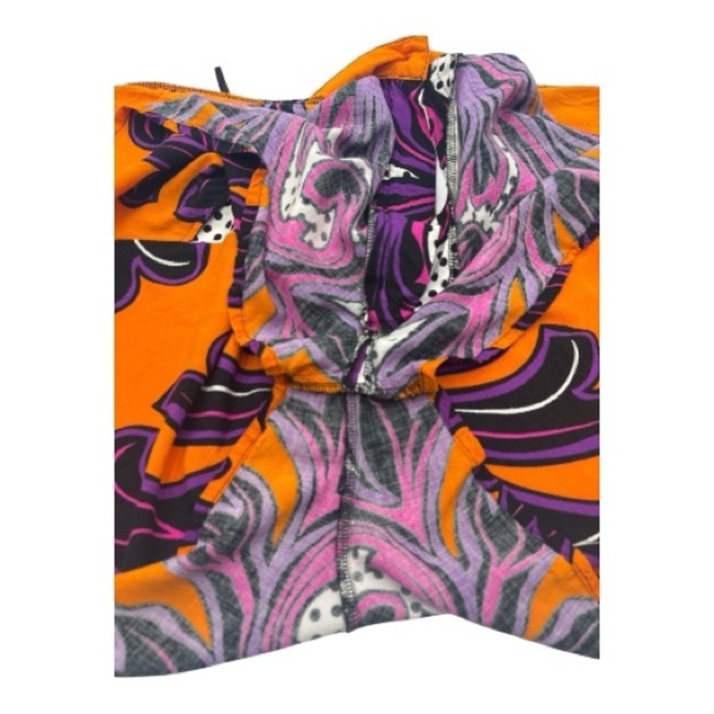 Fairground Festival Retro Boho Printed High-Waisted Shorts - Picture 9 of 9
